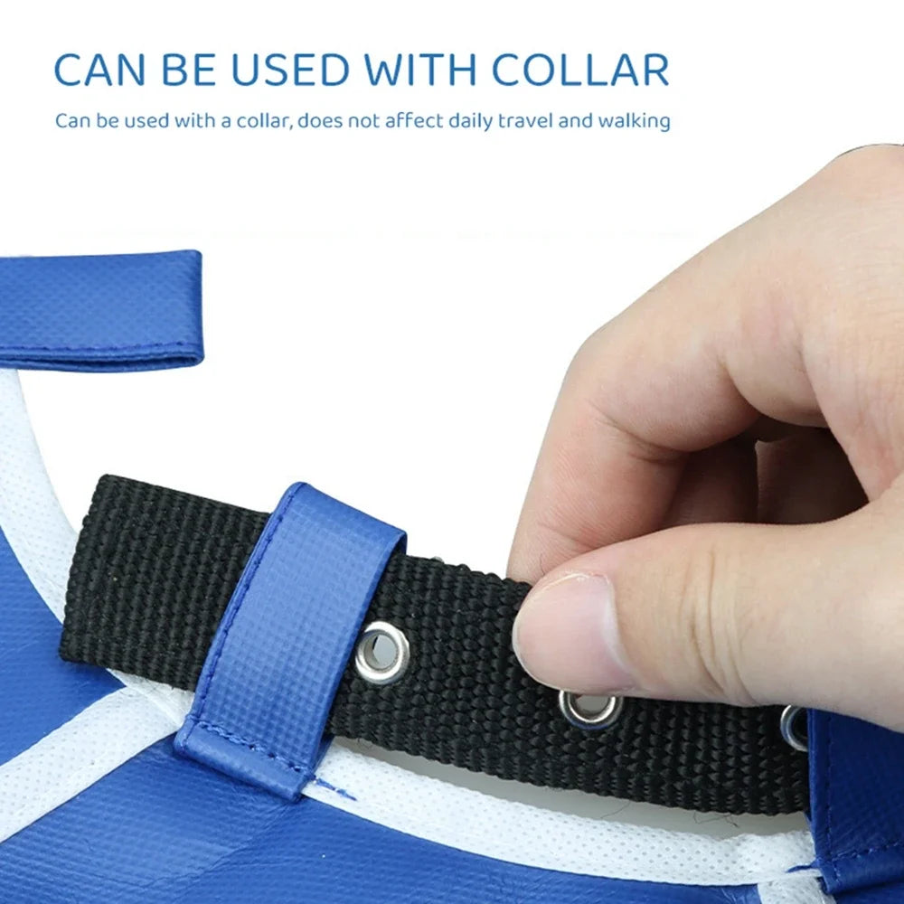 Pet Cat Dog Recovery Collar Adjustable Anti-Bite Beauty Protective Wound Cover Puppy Neck Recover Collar Pet Protection Collar