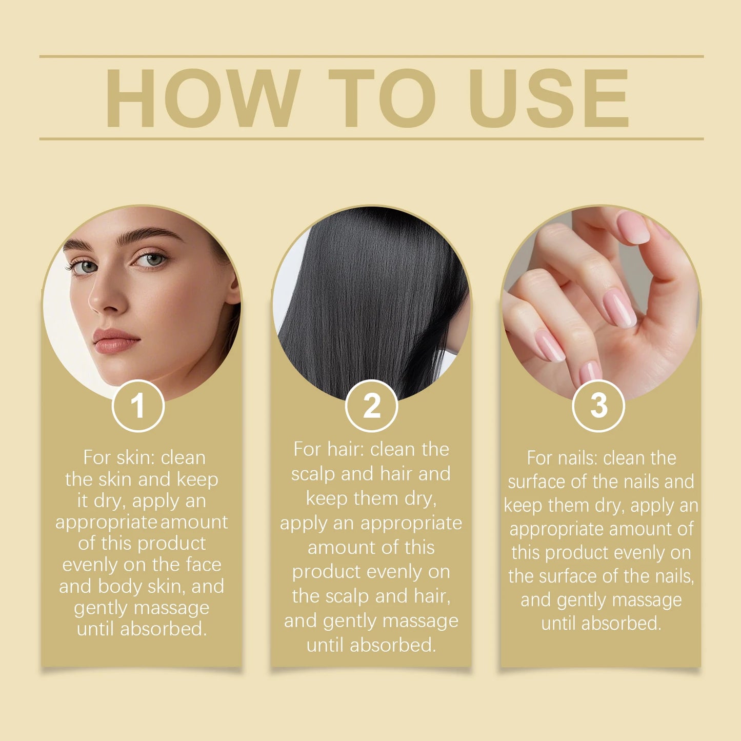 Avocado Body Care Oil Daily Nourishing Hair Skin Moisturize Promote Scalp Health Reduce Skin Dryness Multi Function Essence Oil