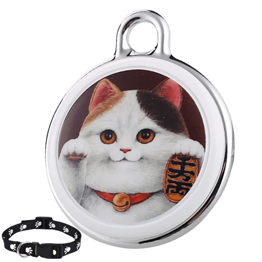 Pet Anti-Lost GPS Tracker Bluetooth Compatible Waterproof Smart Activity Tracker for Dogs Cats Kids Pets Keychain Wallet and Luggage
