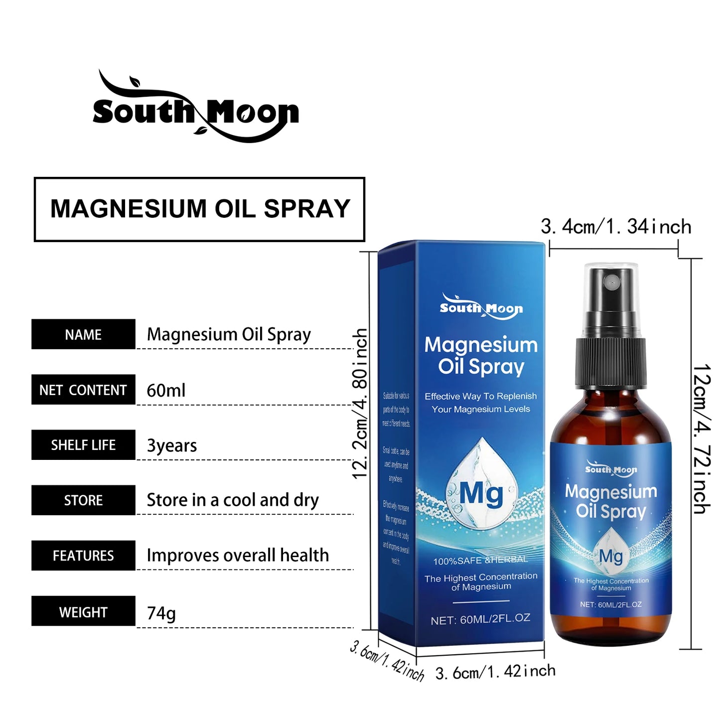 Tea Tree Oil Sleep Spray with Magnesium - Natural Muscle Relaxant for Better Sleep