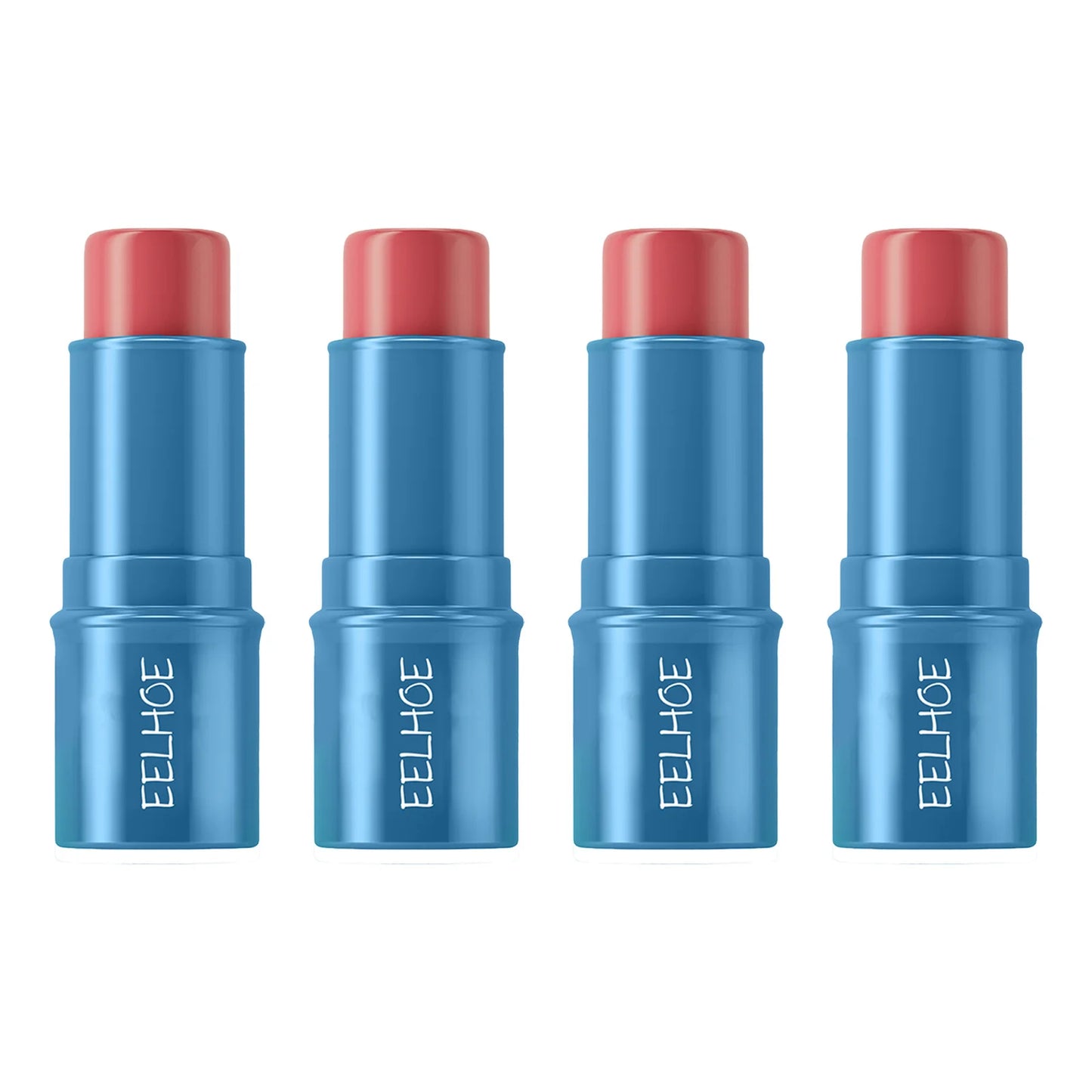 EELHOE Multipurpose Blush Stick Natural Long Lasting Makeup Effect Easy Color Rouge Non-Removing Matte Silky for All Skin Color