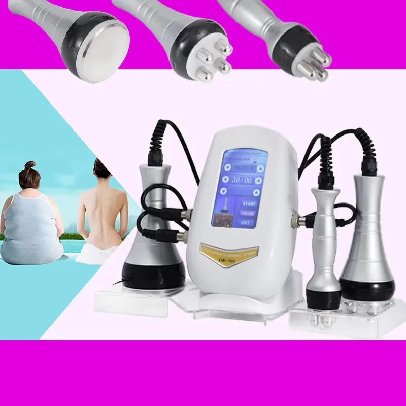 3 In 1  Cavitation Machine Body Slimming Massager  Multi-Functional Device Face Body Tightening Lifting homeuse Skincare Tool