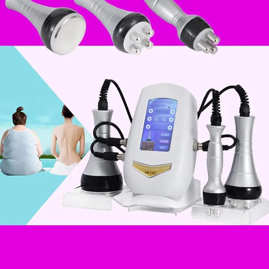 3 In 1  Cavitation Machine Body Slimming Massager  Multi-Functional Device Face Body Tightening Lifting homeuse Skincare Tool
