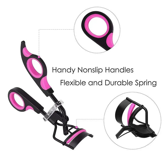 Eyelash tools 2Pcs Eyelash Curler  Pads Women Professional Eyelashes Curling Tweezers Clips Lasting Eyes Makeup Beauty Tools