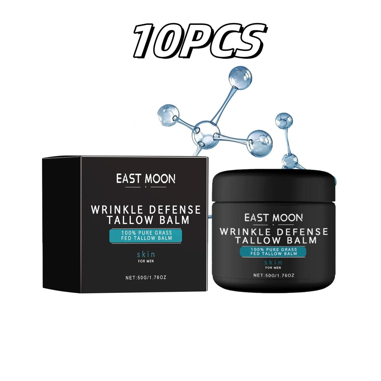 Wrinkle Defense Tallow Balm Fading Fine Lines On The Face, Anti Wrinkle Moisturizing Firming Revitalizing Skin Cream 1.76 oz