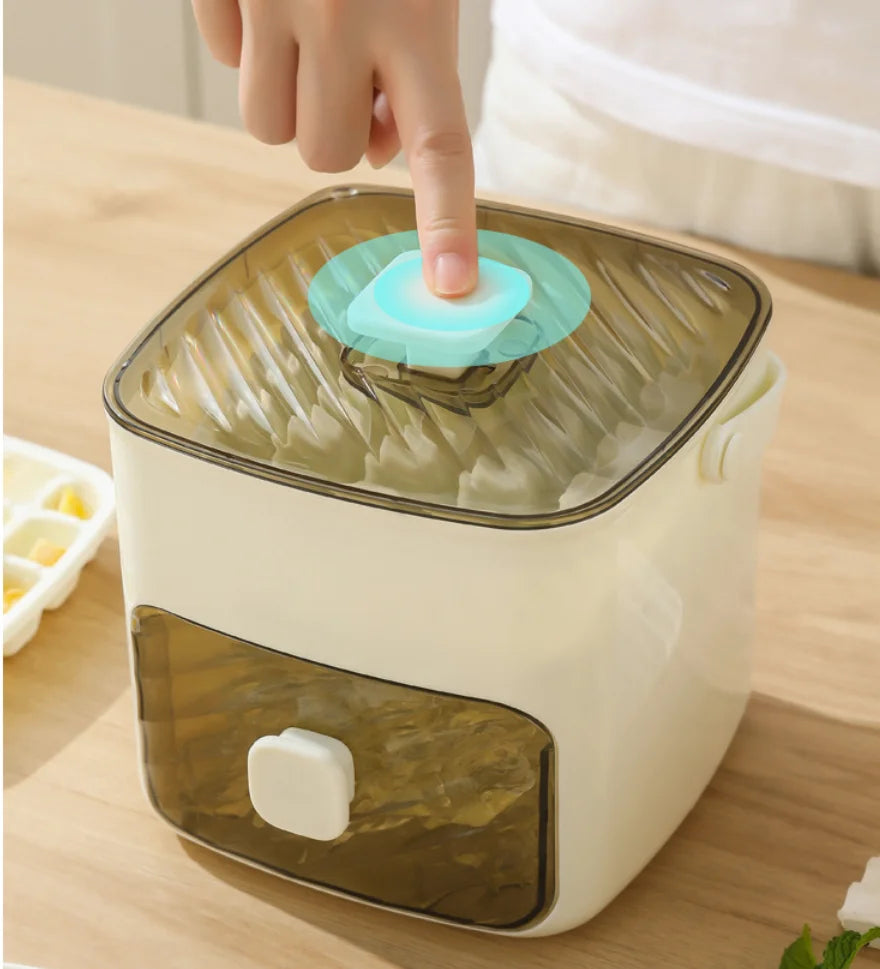Large Capacity 48 Ice Cube Maker Double Layer Freezer Tray