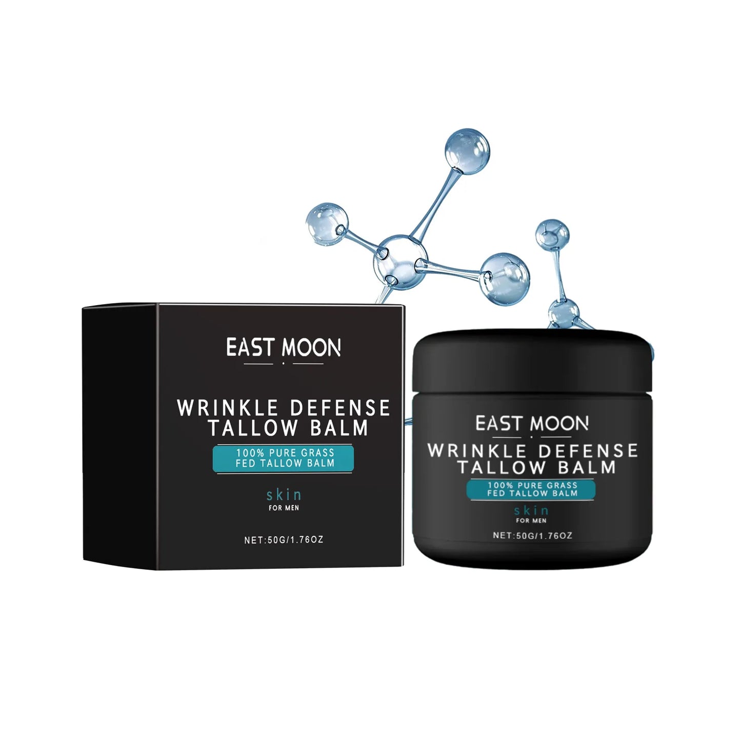 Wrinkle Defense Tallow Balm Fading Fine Lines On The Face, Anti Wrinkle Moisturizing Firming Revitalizing Skin Cream 1.76 oz