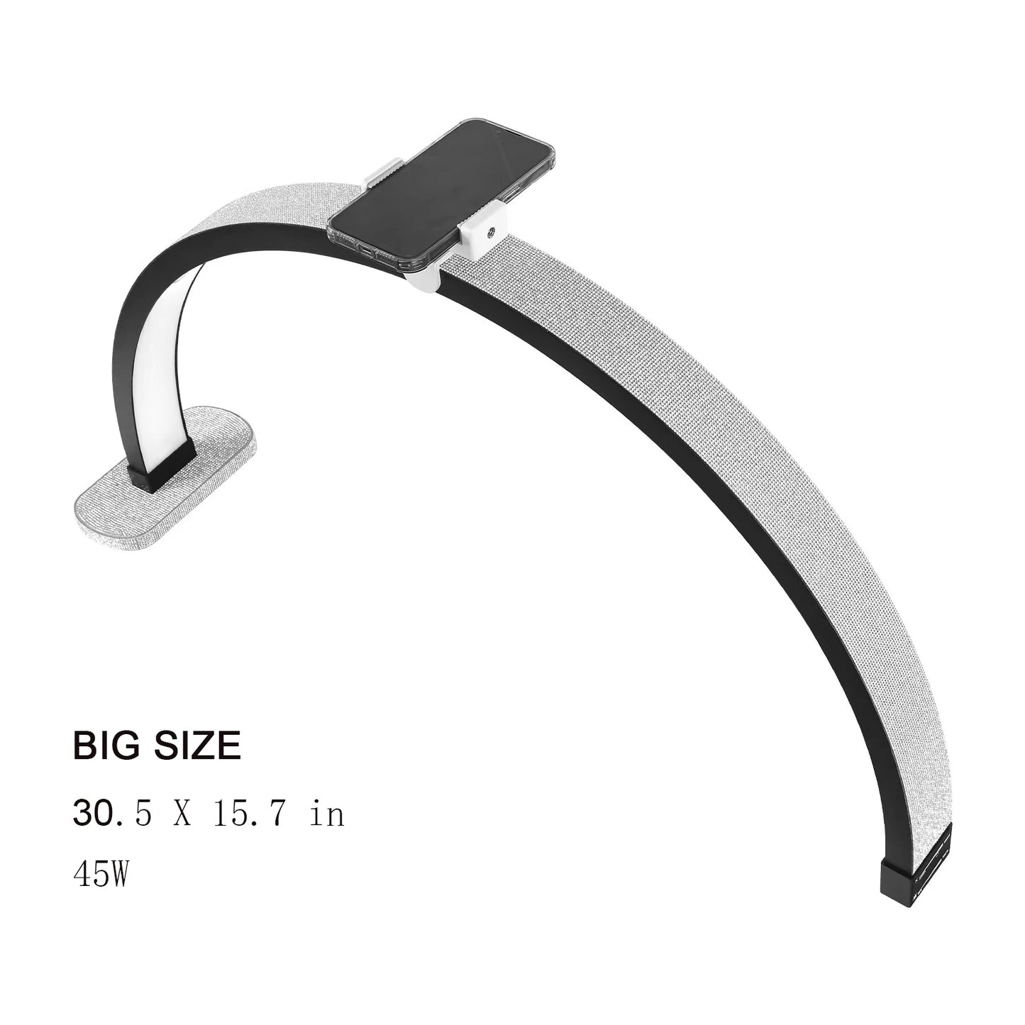 Fosoto Half Moon LED Video Light For Tattoo Eyelash Fill