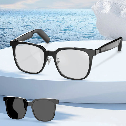 Smart glasses, wireless calls, intelligent noise reduction, touch voice assistant, music playback, unisex UV-proof glasses