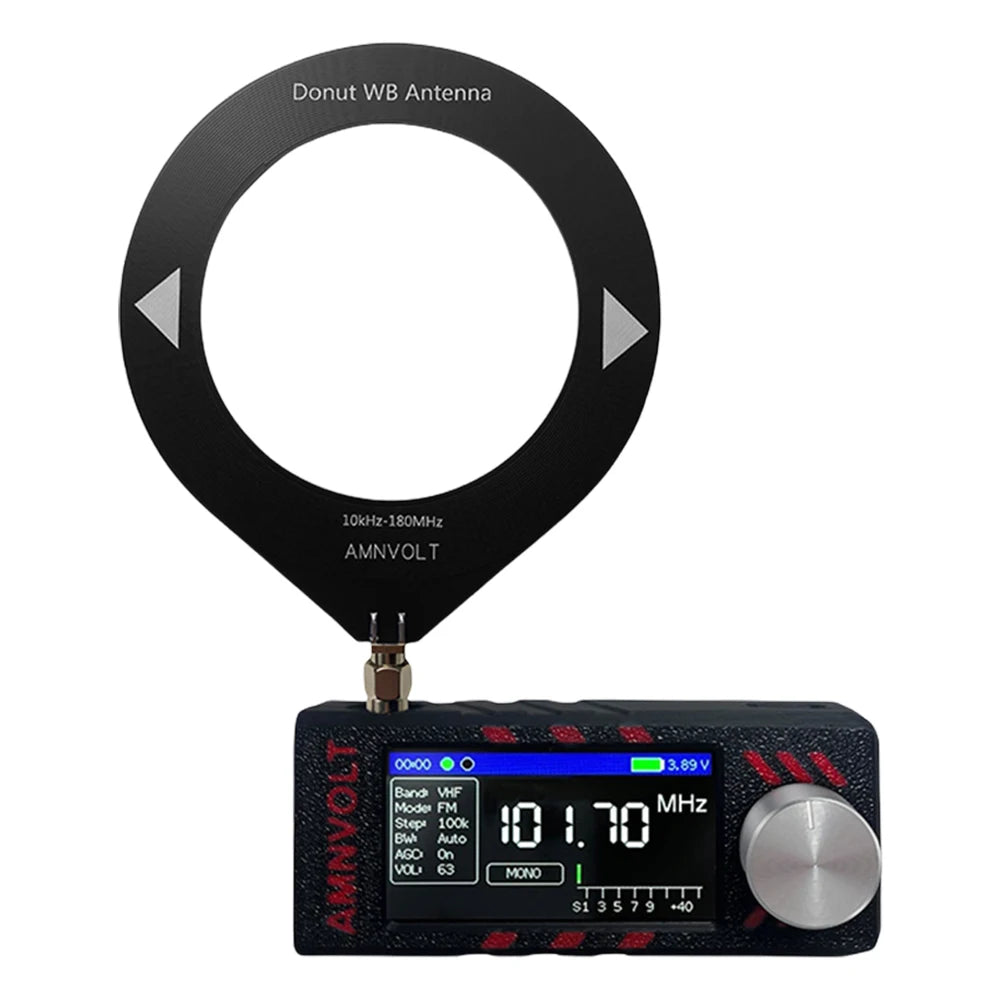 ATS MINI PRO 1.9 Inch SI4732 Pocket Mini Radio 0.5-108mhz LSB USB AM FM Radios HF SW MW VHF All Band Radio Receiver With Antenna