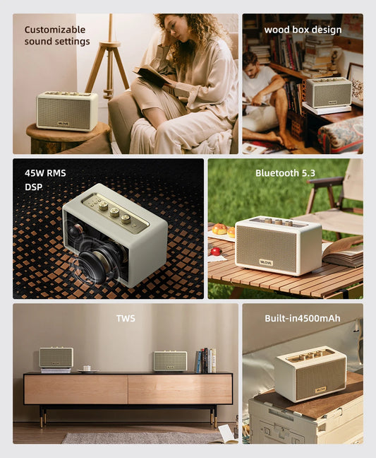 Mlove A200 Portable Bluetooth Speaker 24 Hour Play Time