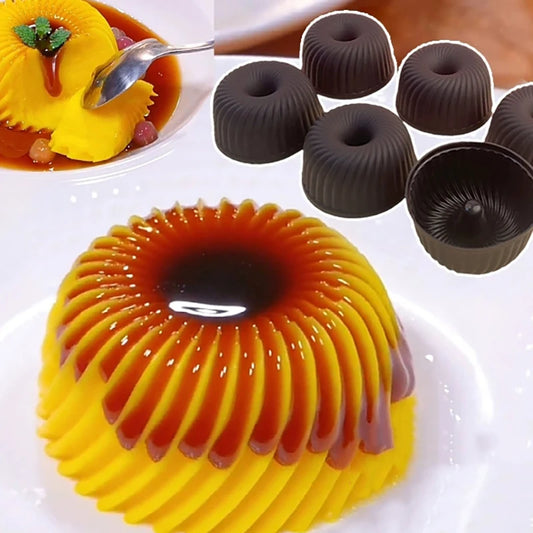 Silicone Caramel Pudding Mold For Cupcake Muffin Donut Tray
