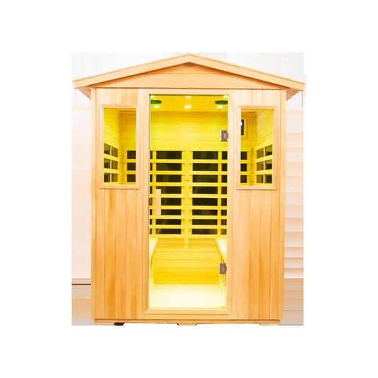 4 Person Far Infrared Outdoor Sauna Room With Easy Assembly