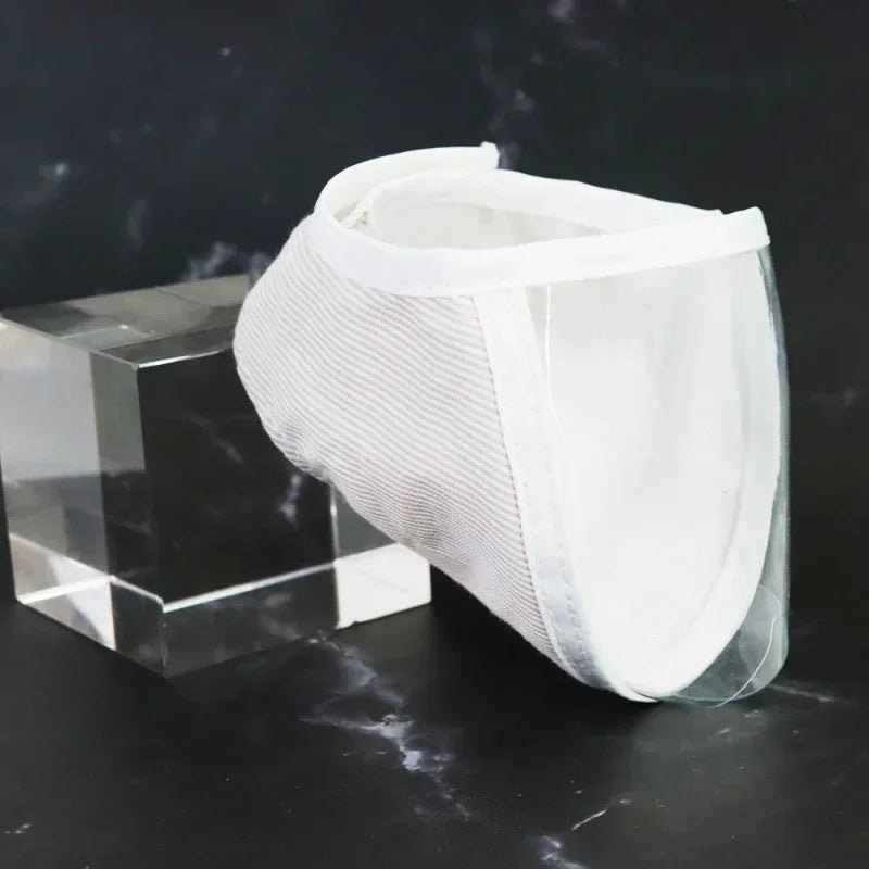 Cat Muzzle Clear Breathable Dogs Cats Bathing Grooming Tools Prevent from Cats Bite and Chew Puppy Kitten Muzzles Pet Supplies