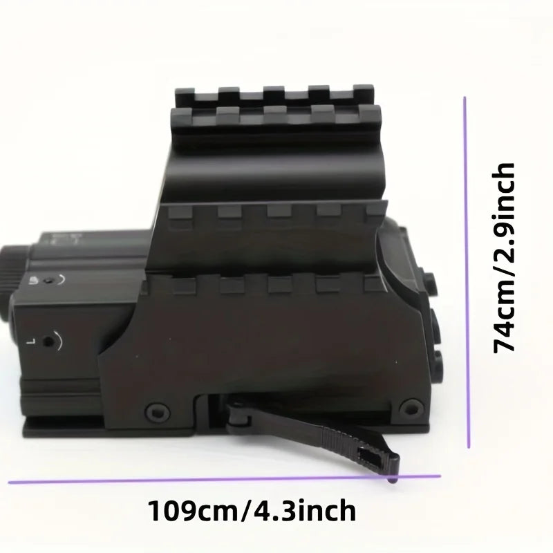 Outdoor Hunting Holographic Green Dot Sight Scope With Red Laser Tactical Optics Model HD553KR/Battery