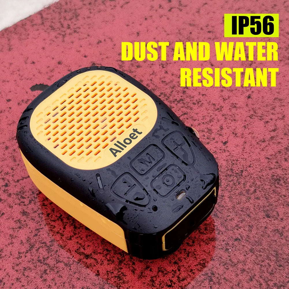 Wearable Bluetooth Speaker With Mic Clip Up To 30 Hours