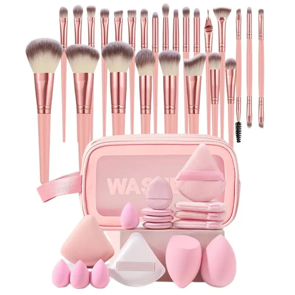 Travel Makeup Organizer, Portable Cosmetic Case, Multi-Compartment Beauty Pouch