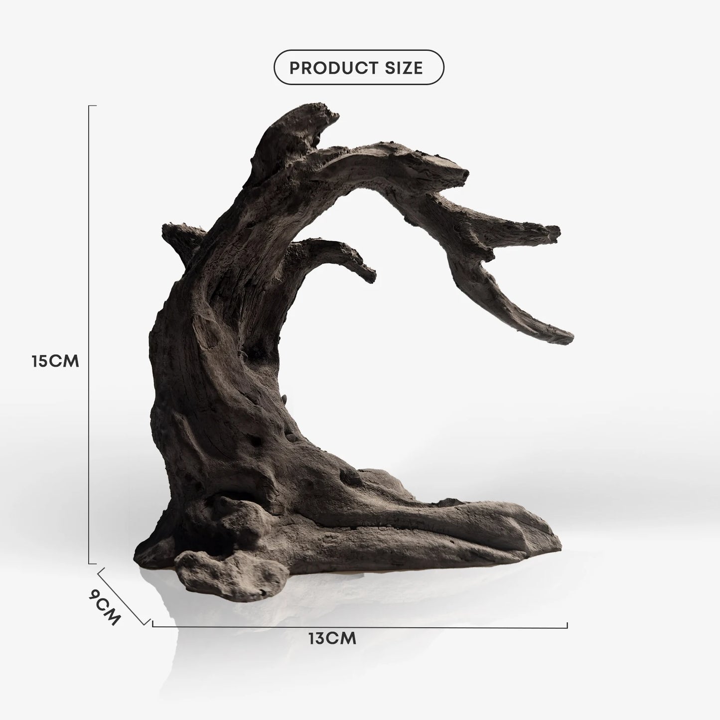 FZONE Resin Manten Stone And Driftwood Aquarium Hardscape