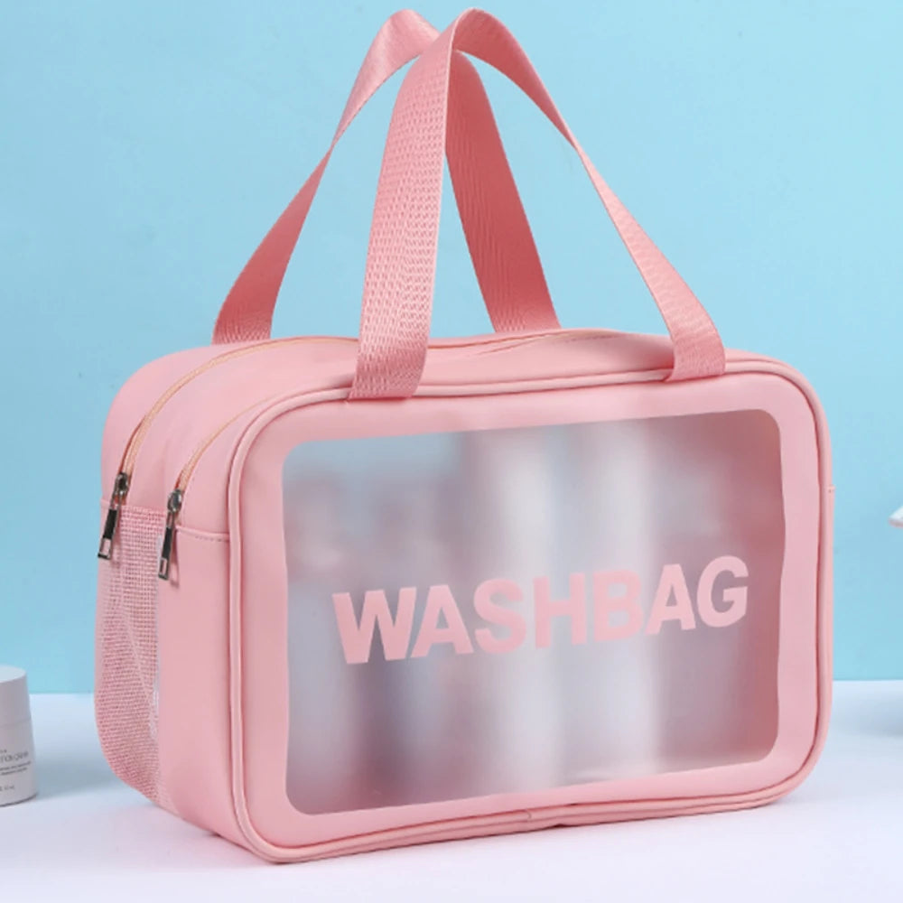 Travel Makeup Organizer, Portable Cosmetic Case, Multi-Compartment Beauty Pouch