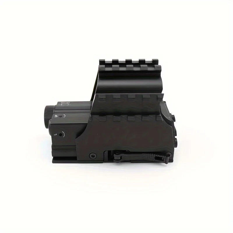 Outdoor Hunting Holographic Green Dot Sight Scope With Red Laser Tactical Optics Model HD553KR/Battery