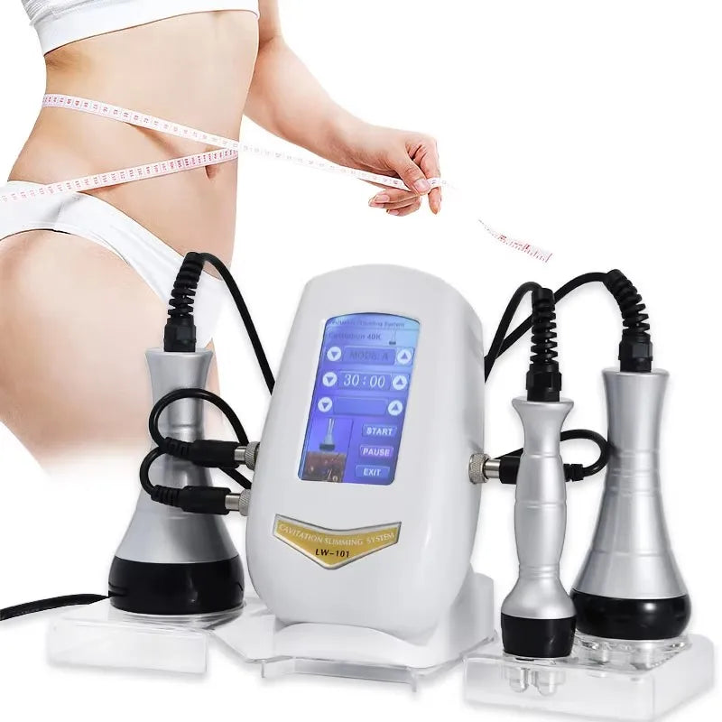 3 In 1  Cavitation Machine Body Slimming Massager  Multi-Functional Device Face Body Tightening Lifting homeuse Skincare Tool