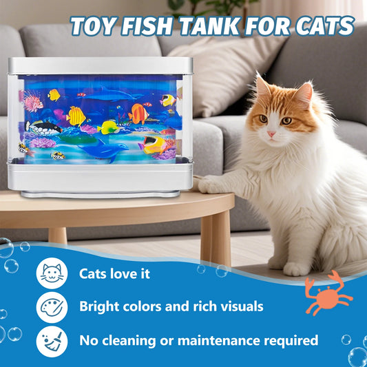 Artificial Aquarium Moving Pictures Of Fish In Tank Lamp
