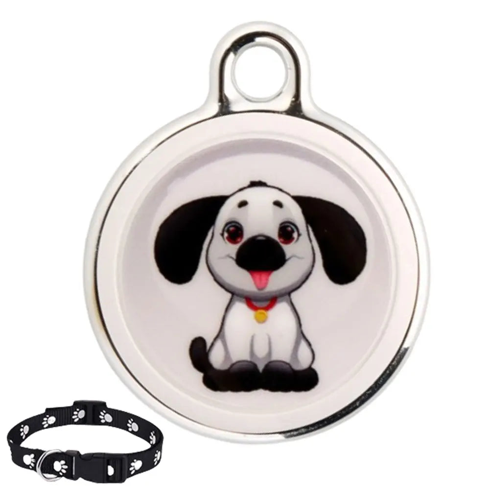 Pet Anti-Lost GPS Tracker Bluetooth Compatible Waterproof Smart Activity Tracker for Dogs Cats Kids Pets Keychain Wallet and Luggage