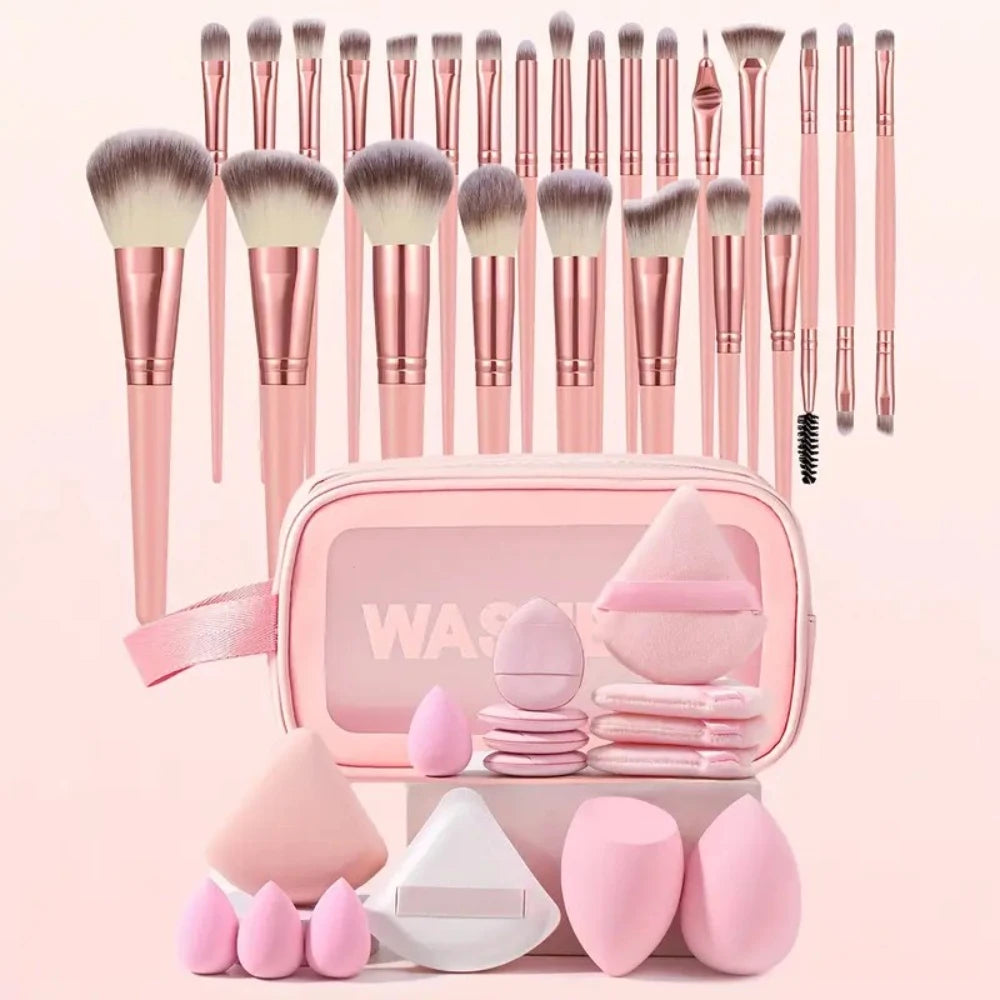 Travel Makeup Organizer, Portable Cosmetic Case, Multi-Compartment Beauty Pouch