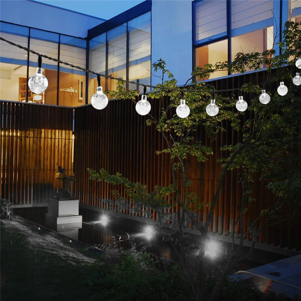 String Light Outdoor Solar Fairy Lights Waterproof Christmas Decoration Wedding Lamp Garden