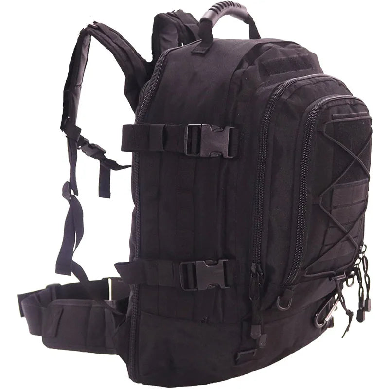 LQARMY 60L Military Tactical Backpack Army Molle Assault Rucksack Outdoor Travel Hiking Rucksacks Camping Hunting Mochila Hombre