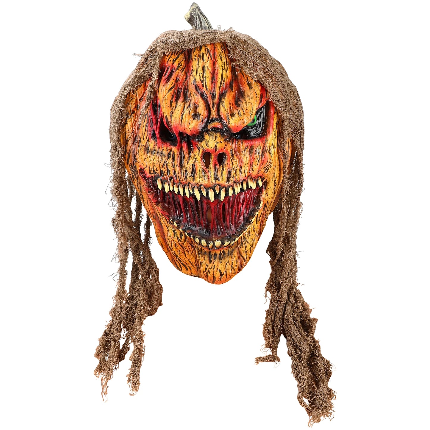 Halloween Scary Pumpkin Ghost Wig Cosplay Mask For Women
