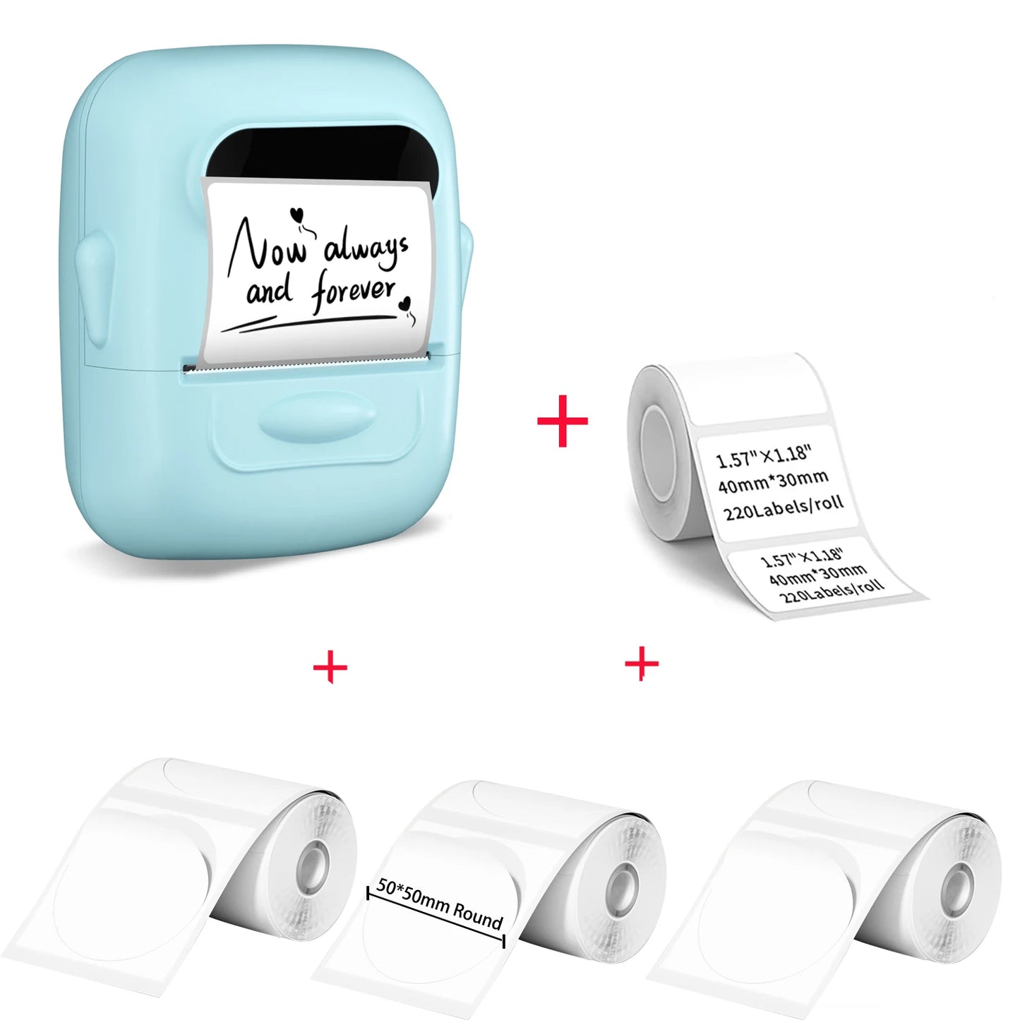 Marklife P50 Label Maker Machine Portable Barcode Label Printer, Bluetooth Label Stickers Machine for Clothing, Jewelry, Retail