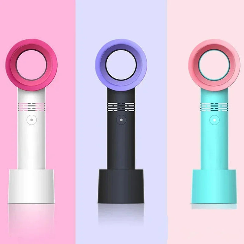 USB Charging Eyelashes Dryer Bladeless Fan Makeup Tools