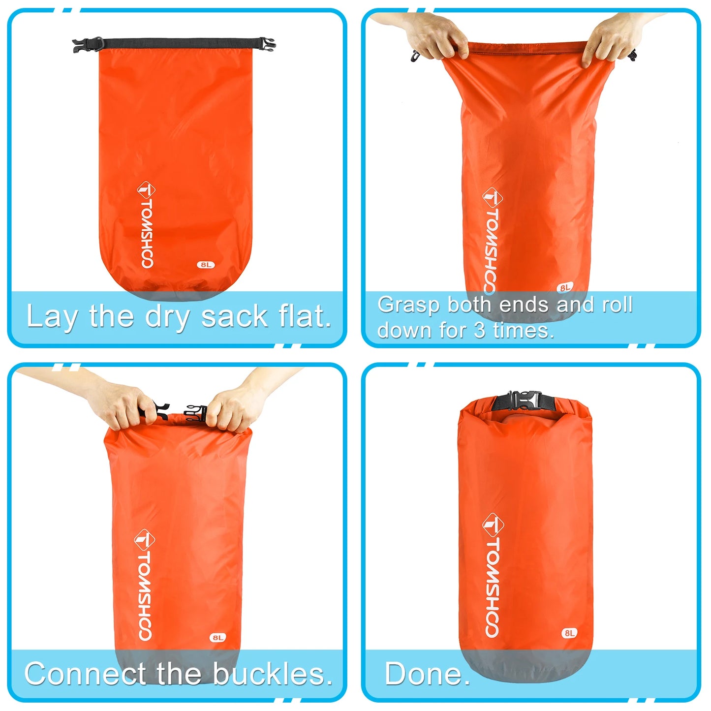 Dry Sacks Outdoor Rafting Moisture Resistant Waterproof Storage Bag for Boating Canoeing Swimming Dry Sacks for Boating Dry Bags
