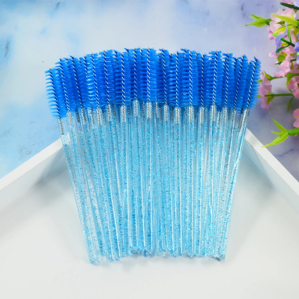 Brushes Eyelashes ExtensionsSupplies Makeup Brush Disposable Mascara Wands Applicator Lash Scrub