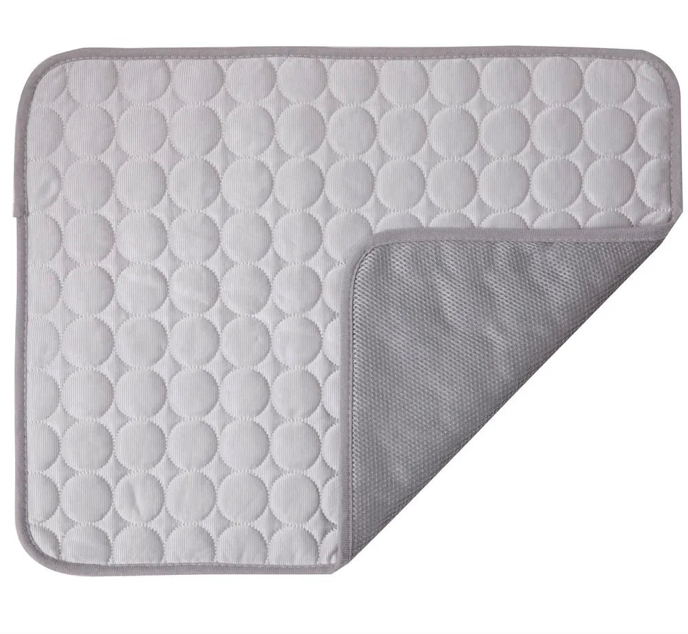 Pet Summer Cooling Pad Self-Cooling Ice Silk Pet Bed Dog Cat Nest Breathable Cooling Cooling Sleeping Pad Cat crates Litter mat