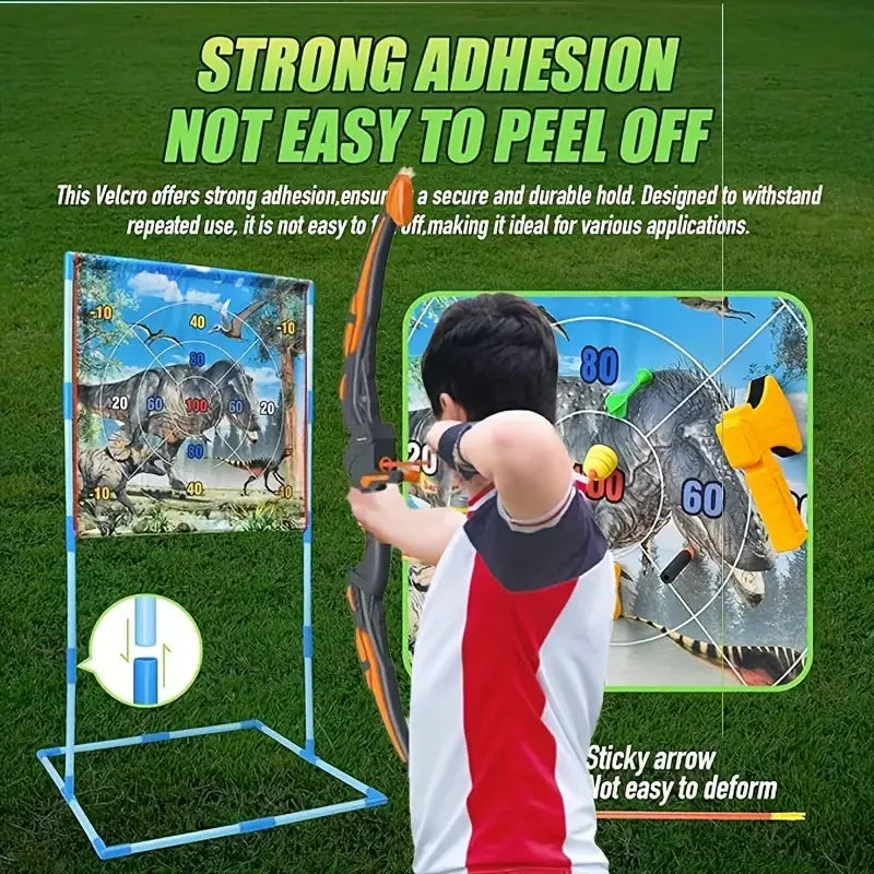 Local warehouse dinosaur target shooting sports outdoor game products, toys suitable for children over 3 years old, including di
