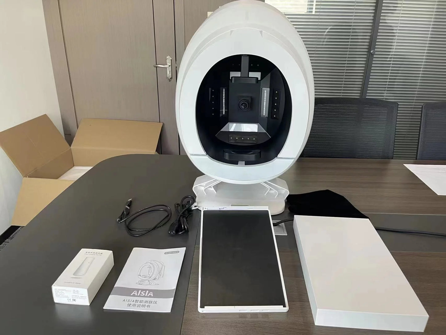 AISIA Q1 3D AI Gezichtshuid Analyzer Detectie Van Huidproblemen Diagnose Professionele Analyse met 8 Spectrum Beauty Salon Appar