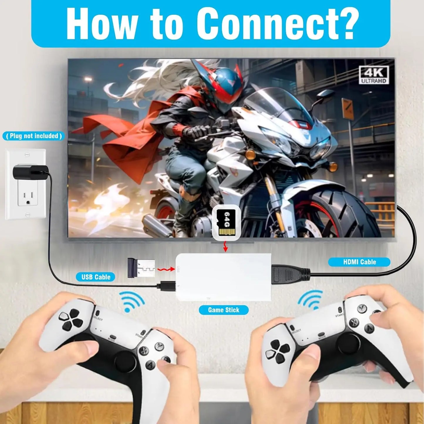 M15 Retro Gaming Console With 4K TV Output 20000 Games
